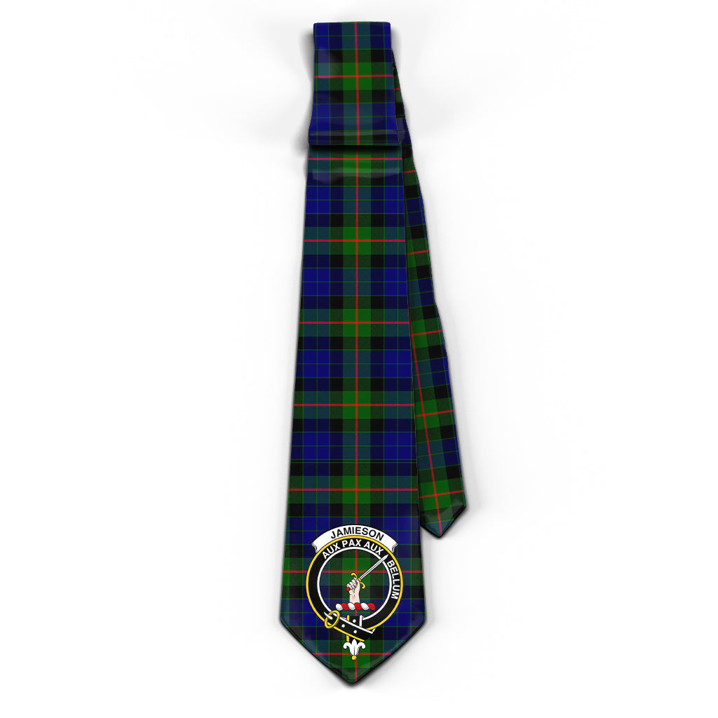 jamieson-tartan-classic-necktie-with-family-crest