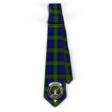Jamieson Tartan Classic Necktie with Family Crest