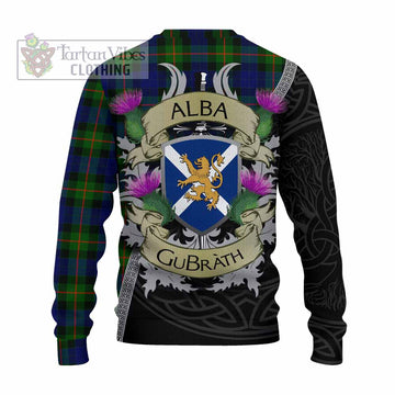 Jamieson Tartan Family Crest Knitted Sweater Lion Rampant Royal Thistle Shield Celtic Inspired - Tartan Vibes Clothing