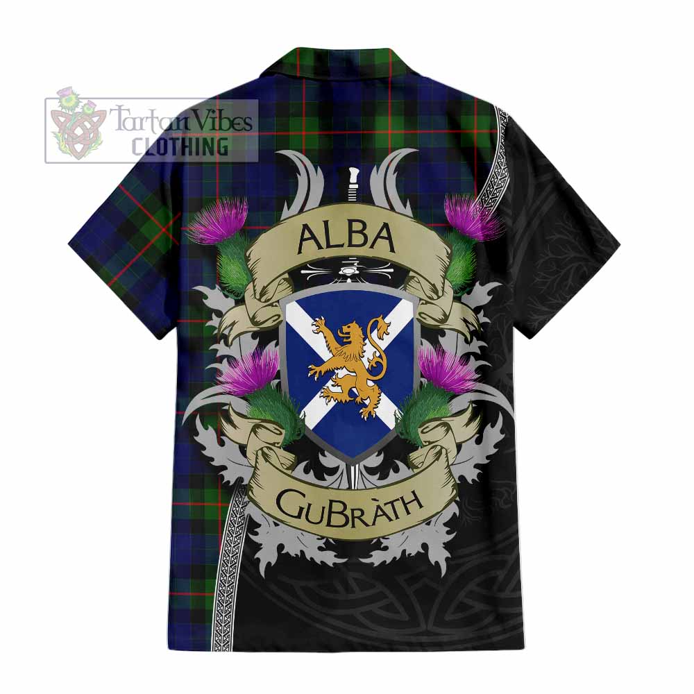 Jamieson Tartan Family Crest Hawaiian Shirt Lion Rampant Royal Thistle Shield Celtic Inspired - Tartan Vibes Clothing