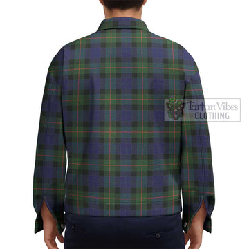 Jamieson Tartan Unisex Lapel Cotton Jacket - Tartan Vibes Clothing