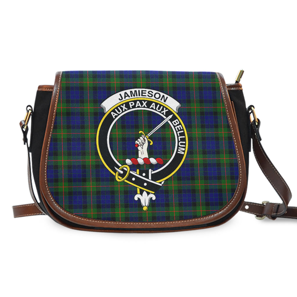 Jamieson Tartan Saddle Bag with Family Crest - Tartan Vibes Clothing
