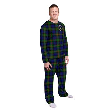 Jamieson Tartan Pajamas Family Set with Family Crest - Tartan Vibes Clothing