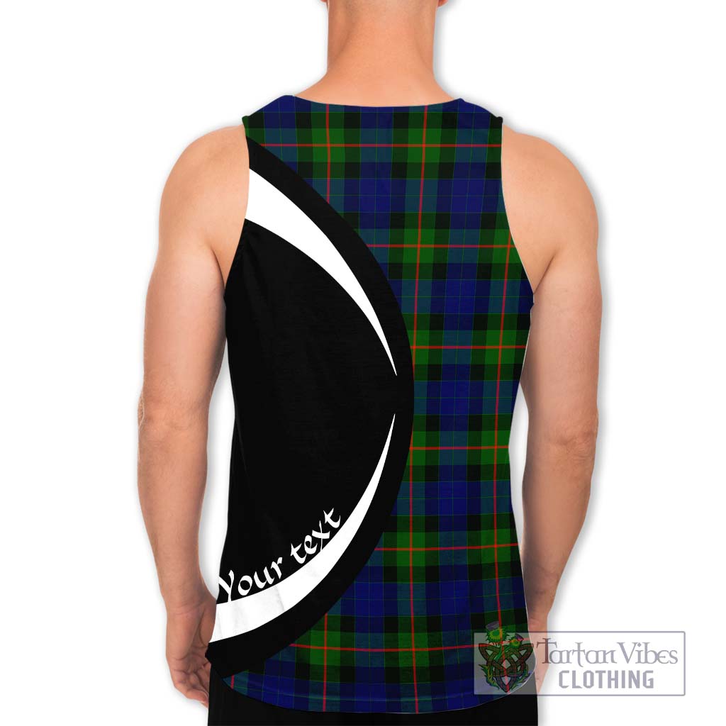 Jamieson Tartan Men's Tank Top with Family Crest Circle Style - Tartan Vibes Clothing