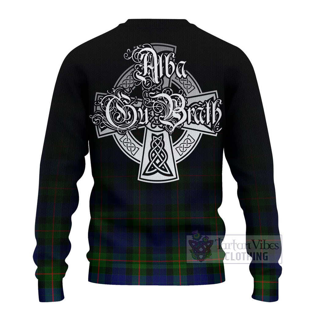 Jamieson Tartan Ugly Sweater Featuring Alba Gu Brath Family Crest Celtic Inspired - Tartan Vibes Clothing