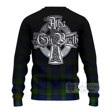 Jamieson Tartan Ugly Sweater Featuring Alba Gu Brath Family Crest Celtic Inspired - Tartan Vibes Clothing
