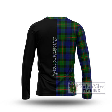 Jamieson Tartan Long Sleeve T-Shirt with Family Crest and Half Of Me Style - Tartan Vibes Clothing