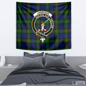 Jamieson Tartan Tapestry Wall Hanging and Home Decor for Room with Family Crest - Tartan Vibes Clothing