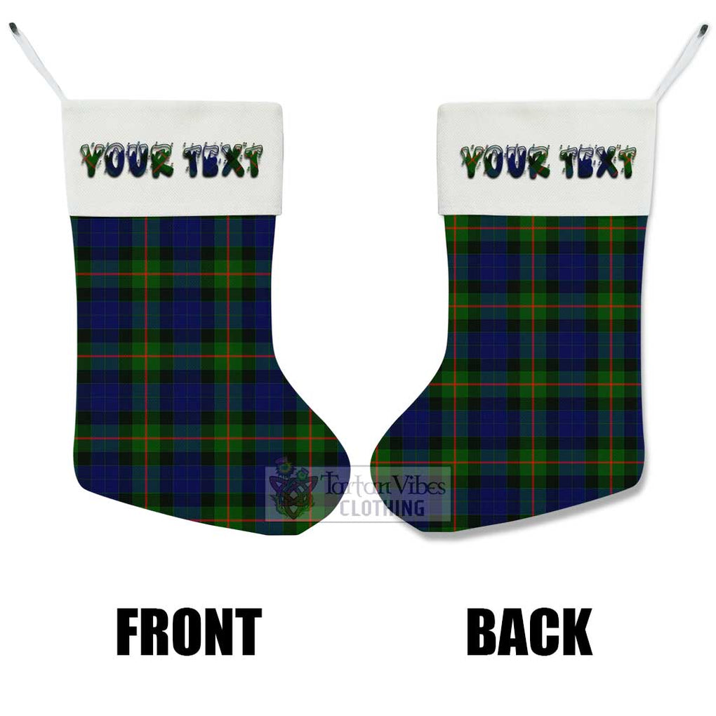 Jamieson Tartan Christmas Stocking with Personalized Text - Tartan Vibes Clothing