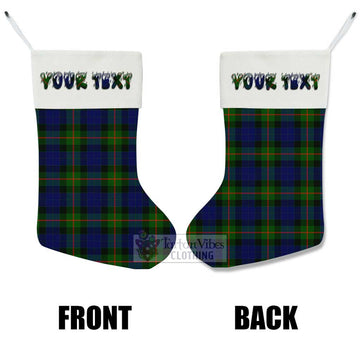 Jamieson Tartan Christmas Stocking with Personalized Text - Tartan Vibes Clothing