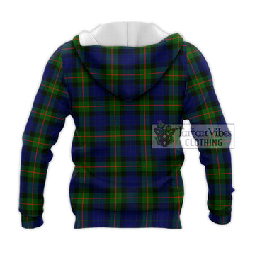 Jamieson Tartan Knitted Hoodie with Family Crest DNA In Me Style - Tartan Vibes Clothing