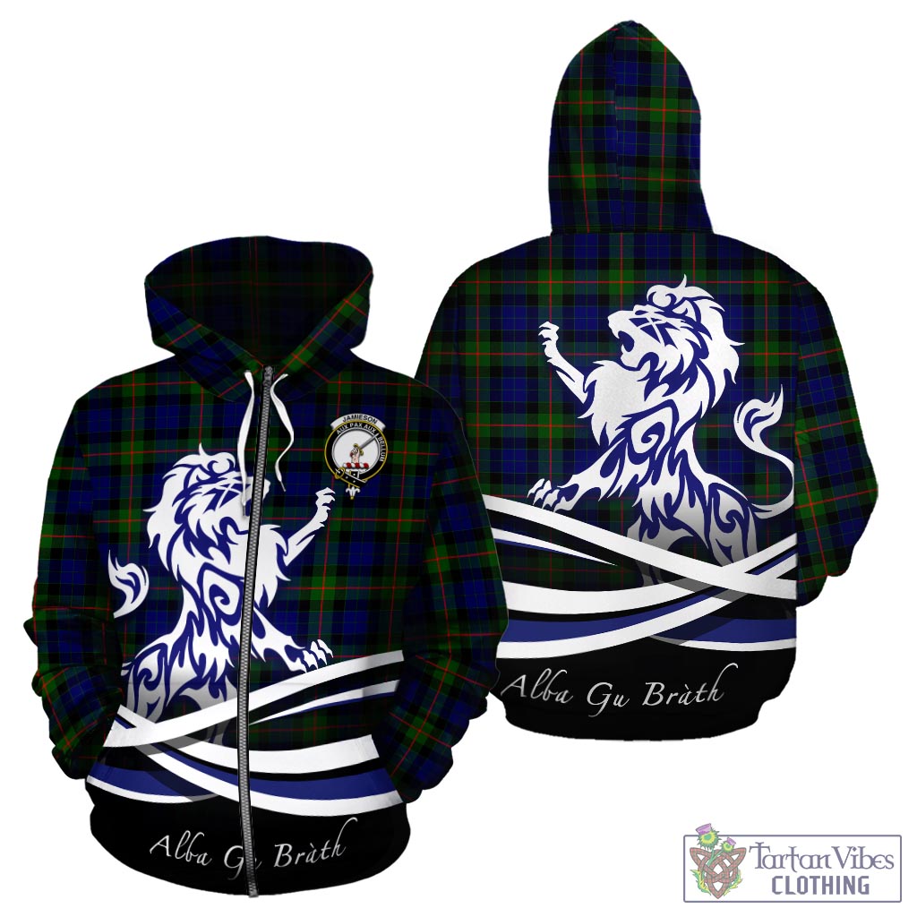 jamieson-tartan-hoodie-with-alba-gu-brath-regal-lion-emblem