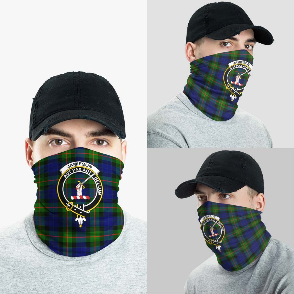 Jamieson Tartan Neck Gaiters, Tartan Bandanas, Tartan Head Band with Family Crest