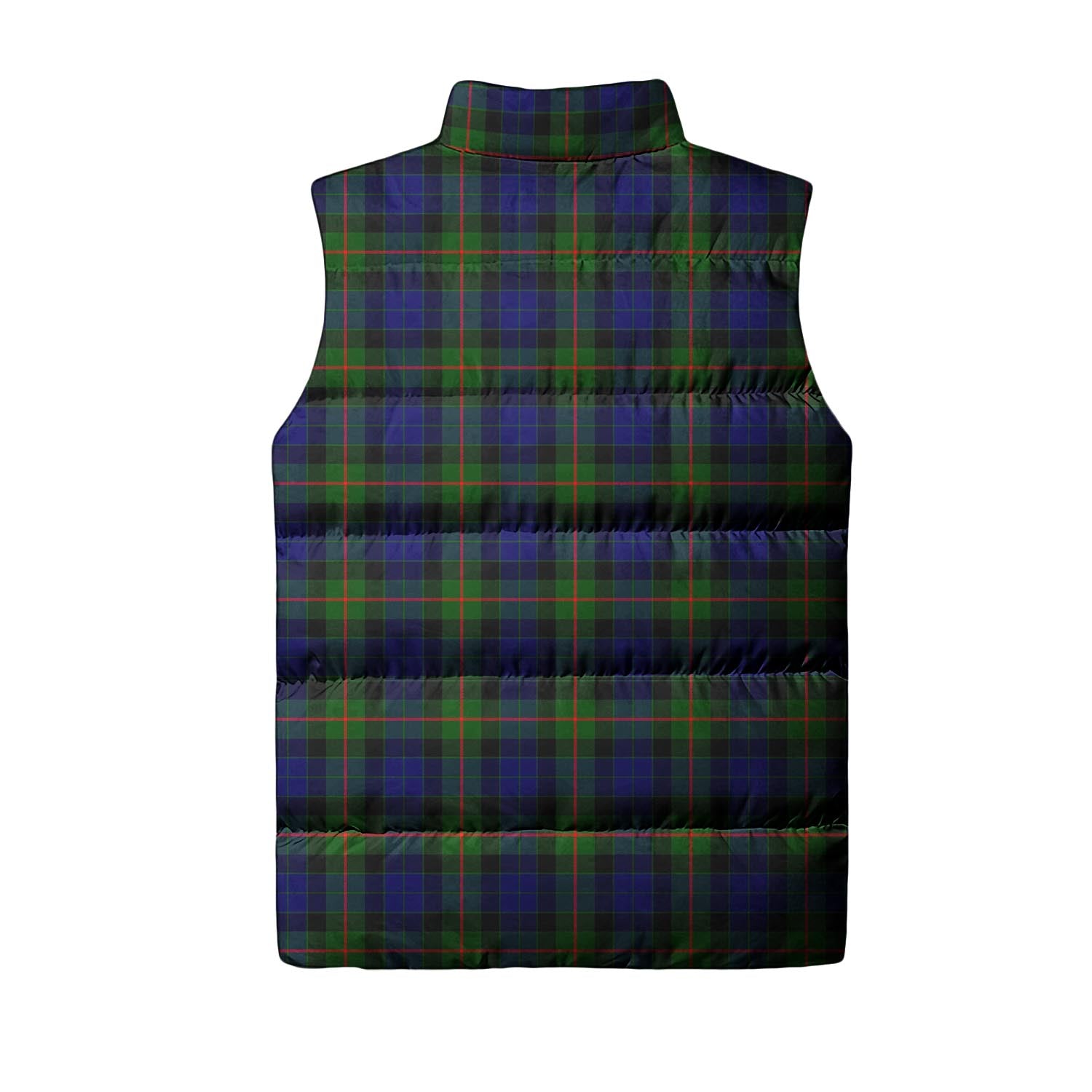 Jamieson Tartan Sleeveless Puffer Jacket Unisex L - Tartan Vibes Clothing