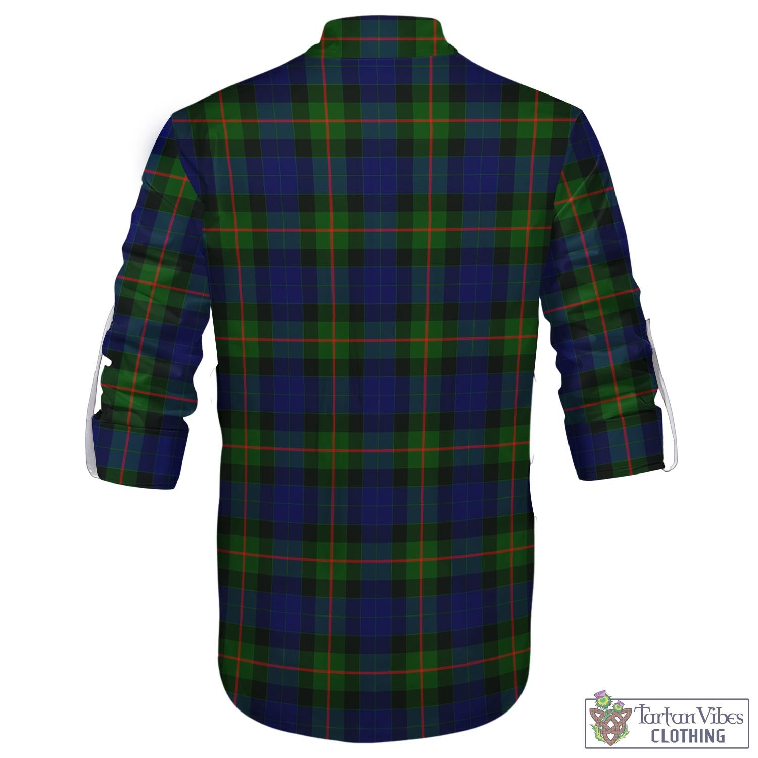 Jamieson Tartan Men's Scottish Traditional Jacobite Ghillie Kilt Shirt - Tartan Vibes Clothing