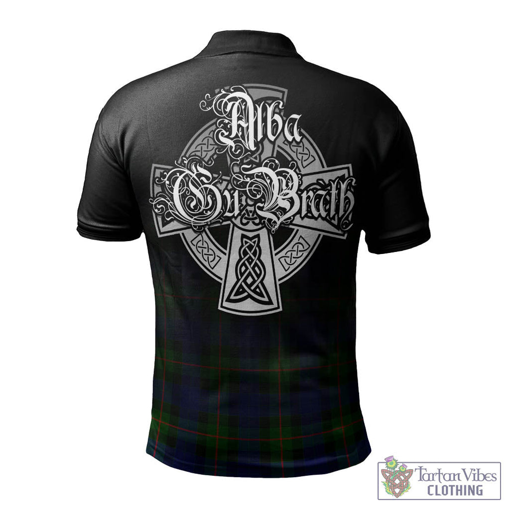 Tartan Vibes Clothing Jamieson Tartan Polo Shirt Featuring Alba Gu Brath Family Crest Celtic Inspired