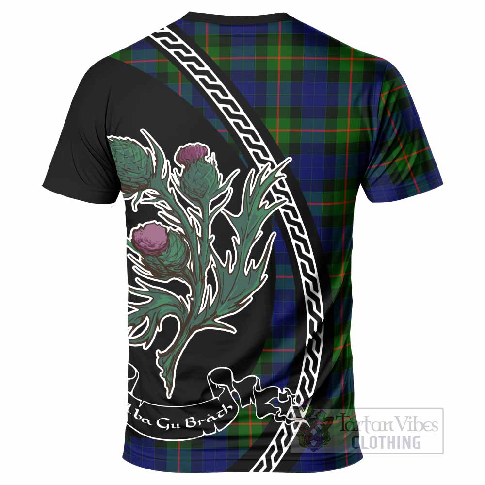 Jamieson Family Crest Tartan T-Shirt Alba Thistle Inspired - Tartan Vibes Clothing