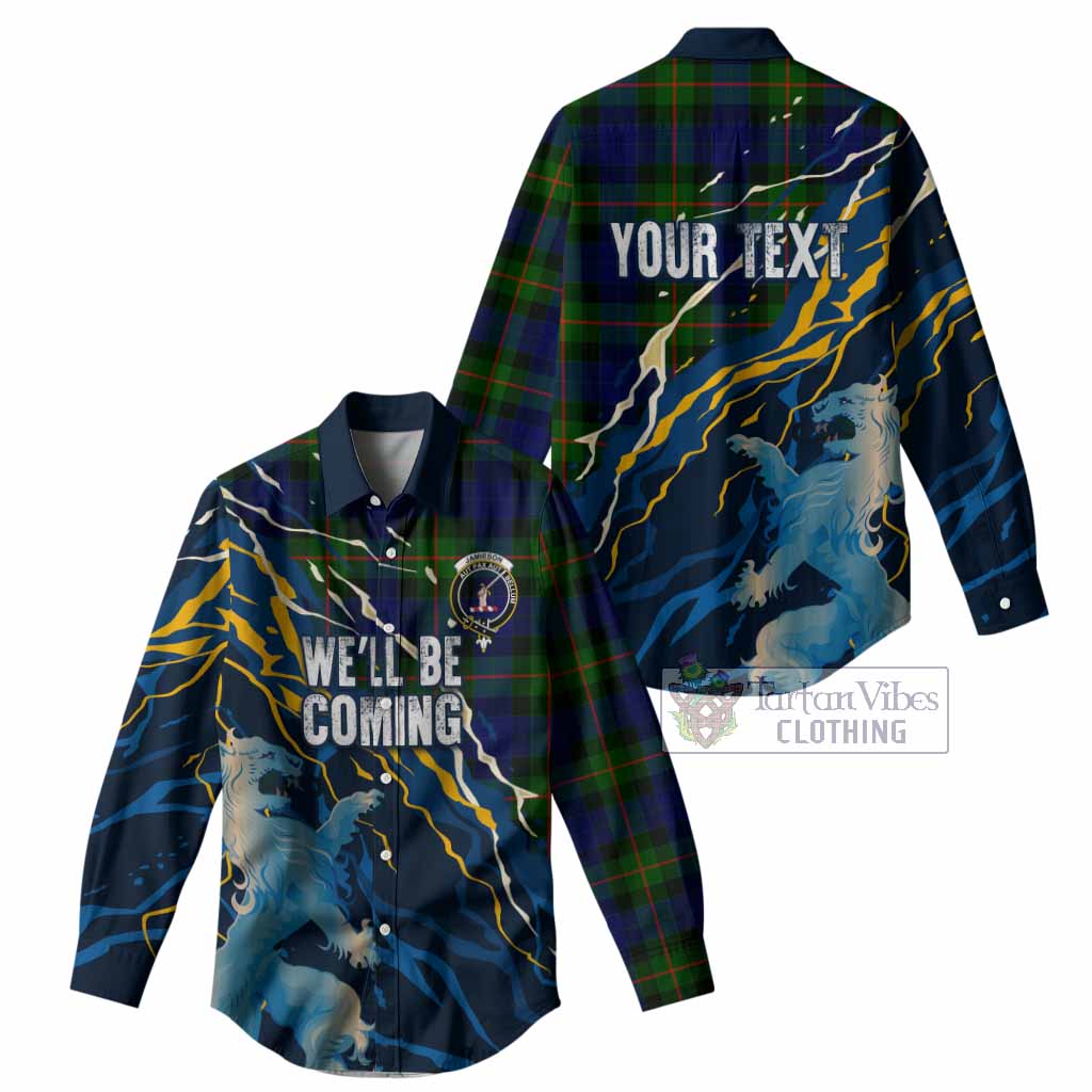 Jamieson Scotland Tartan Women Casual Shirt WC2026 Football - We'll Be Coming