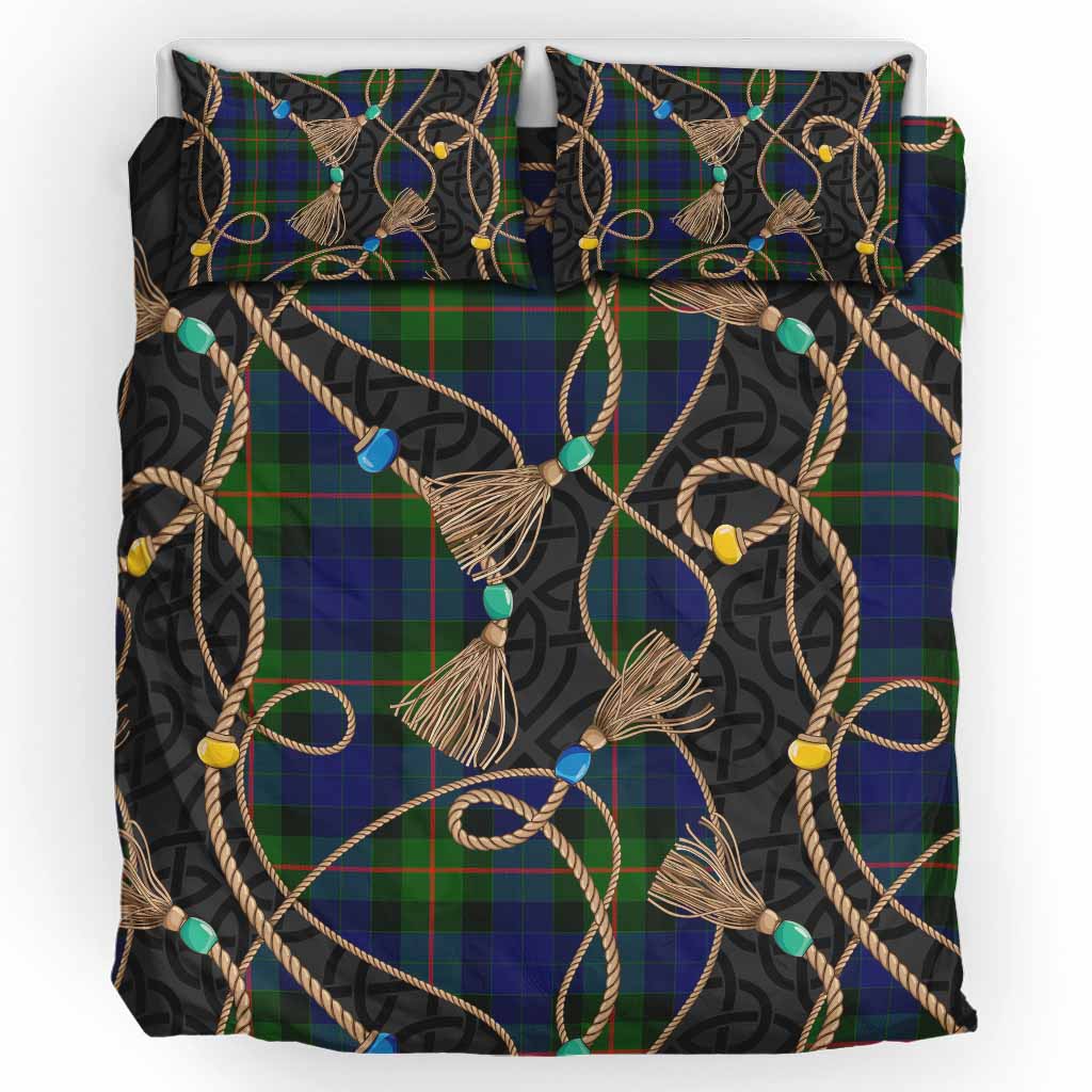 Jamieson Scottish Tartan Twisted Ropes Stylized Bedding Set UK Bedding Set UK King 91*87 inch - Tartan Vibes Clothing
