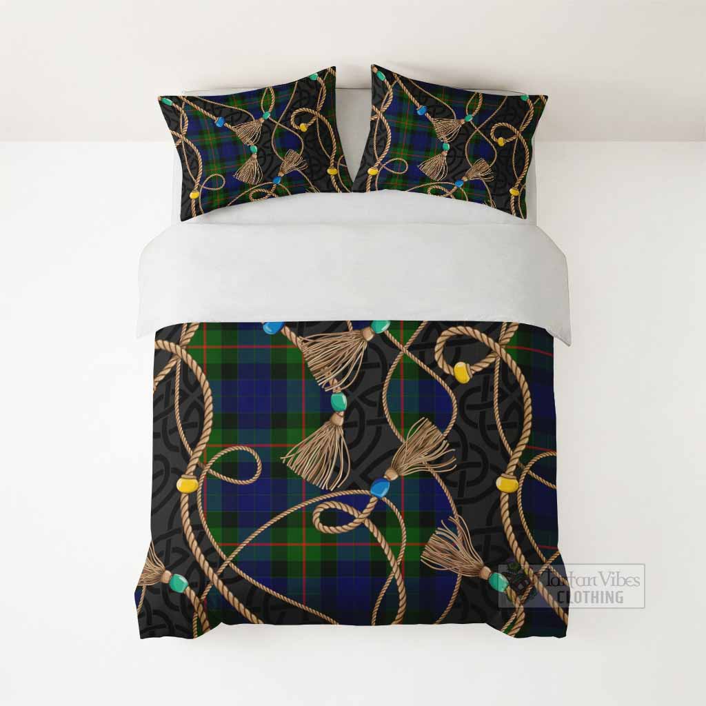Jamieson Scottish Tartan Twisted Ropes Stylized Bedding Set - Tartan Vibes Clothing