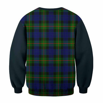 Jamieson Tartan Accent Sweatshirt with Family Crest