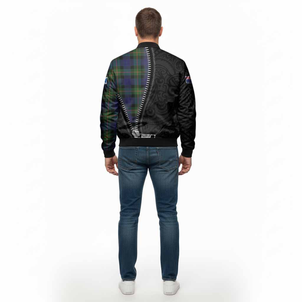 Jamieson Tartan Bomber Jacket New Zealand Pattern Unique Zipper Stylized