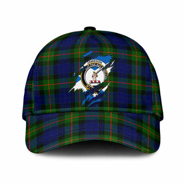 Jamieson Tartan Classic Cap with Family Crest In Me Style