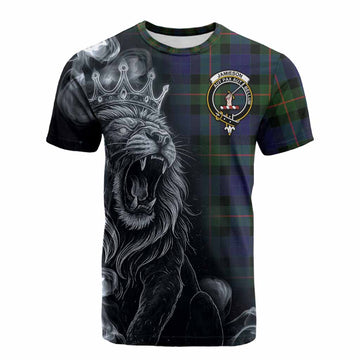 Jamieson Tartan Cotton T-shirt Roaring Lion Heritage
