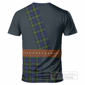 Jamieson Tartan Crest T-Shirt Kilt Costume Style