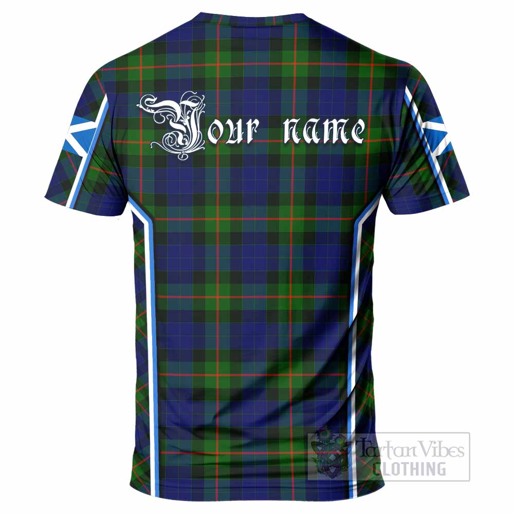 Jamieson Tartan Crest T-shirt Scotland Coat of Arm Flag Style - Tartan Vibes Clothing