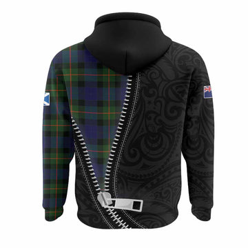 Jamieson Tartan Hoodie New Zealand Pattern Unique Zipper Stylized