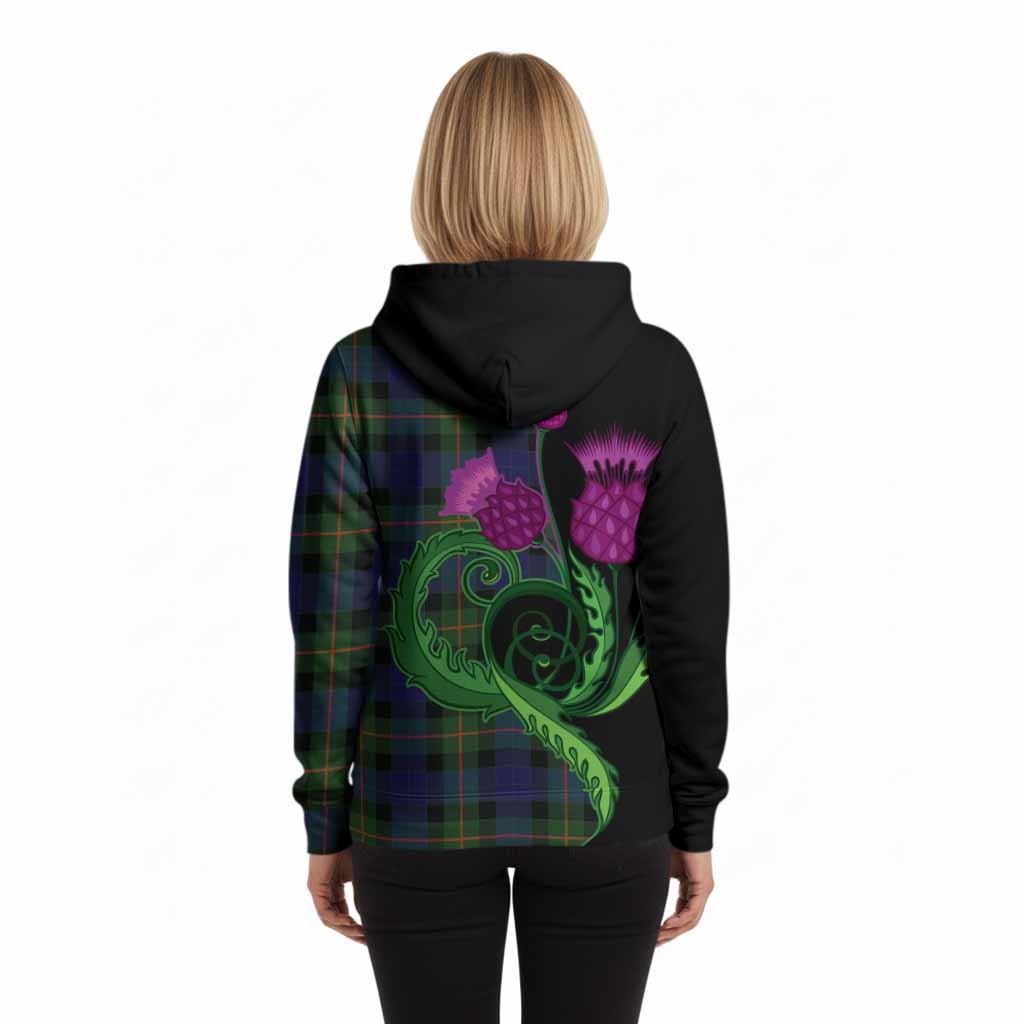 Jamieson Tartan Hoodie Traditional Scottish Thistle