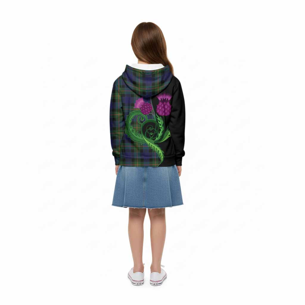 Jamieson Tartan Kid Hoodie Traditional Scottish Thistle