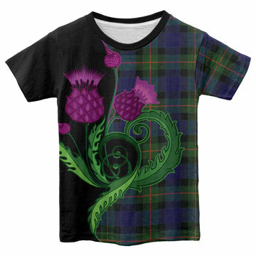 Jamieson Tartan Kid T-shirt Traditional Scottish Thistle