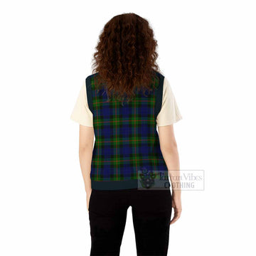 Jamieson Tartan Knitted V-Neck Vest
