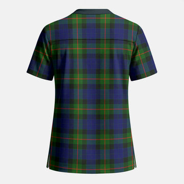 Jamieson Tartan Scrub Top - Tartan Vibes Clothing