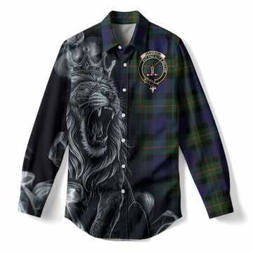 Jamieson Tartan Women Casual Shirt Roaring Lion Heritage