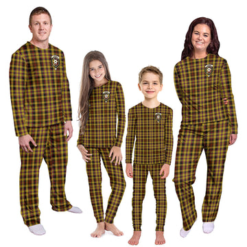 Jardine Tartan Pajamas Family Set with Family Crest Kid - Tartan Vibes Clothing