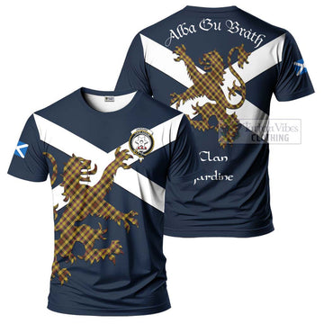 Jardine Tartan Lion Rampant T-Shirt Proudly Display Your Heritage with Alba Gu Brath and Clan Name Kid's Shirt - Tartan Vibes Clothing