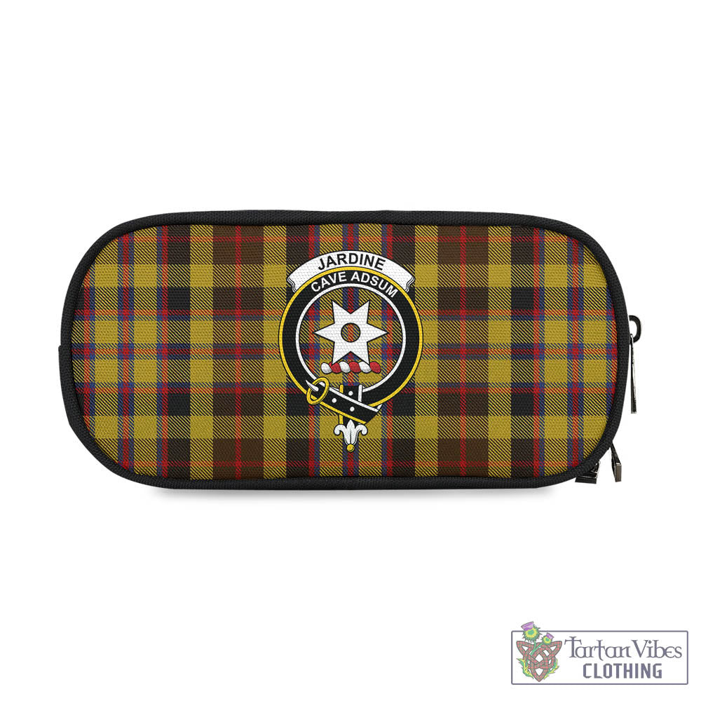 Jardine Tartan Pen and Pencil Case with Family Crest One Size 4.13*8.74 inch - Tartan Vibes Clothing