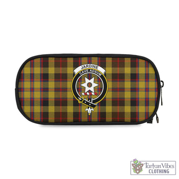 Jardine Tartan Pen and Pencil Case with Family Crest One Size 4.13*8.74 inch - Tartan Vibes Clothing