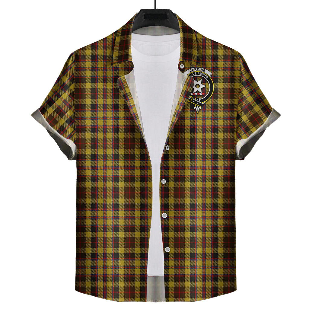 Jardine Tartan Hawaiian Shirt with Family Crest Kid - Tartan Vibes Clothing