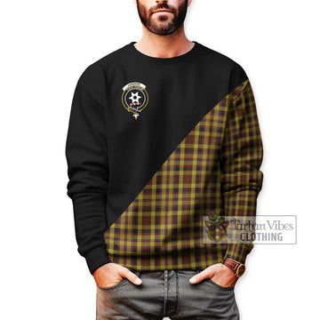 Jardine Tartan Sweatshirt with Family Crest and Military Logo Style Unisex - Tartan Vibes Clothing