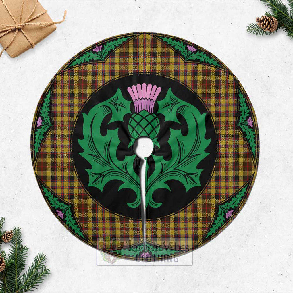 Jardine Tartan Christmas Tree Skirt Scottish Thistle Style Casual Tree Skirts - Tartan Vibes Clothing