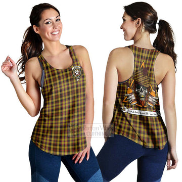 Jardine Tartan Women's Racerback Tanks with Family Crest and Bearded Skull Holding Bottles of Whiskey 4XL - Tartan Vibes Clothing