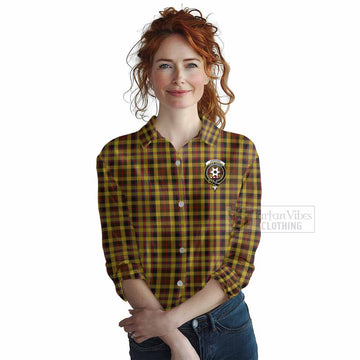 Jardine Tartan Women's Casual Shirt with Family Crest DNA In Me Style Female - Tartan Vibes Clothing