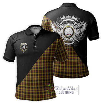 Jardine Tartan Polo Shirt with Family Crest and Military Logo Style Kid - Tartan Vibes Clothing
