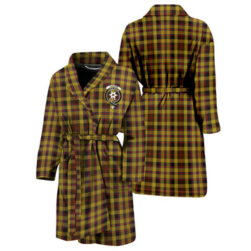 Jardine Tartan Bathrobe with Family Crest Unisex S - Tartan Vibes Clothing