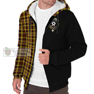 Jardine Tartan Sherpa Hoodie with Family Crest and Half Of Me Style Unisex S - Tartan Vibes Clothing