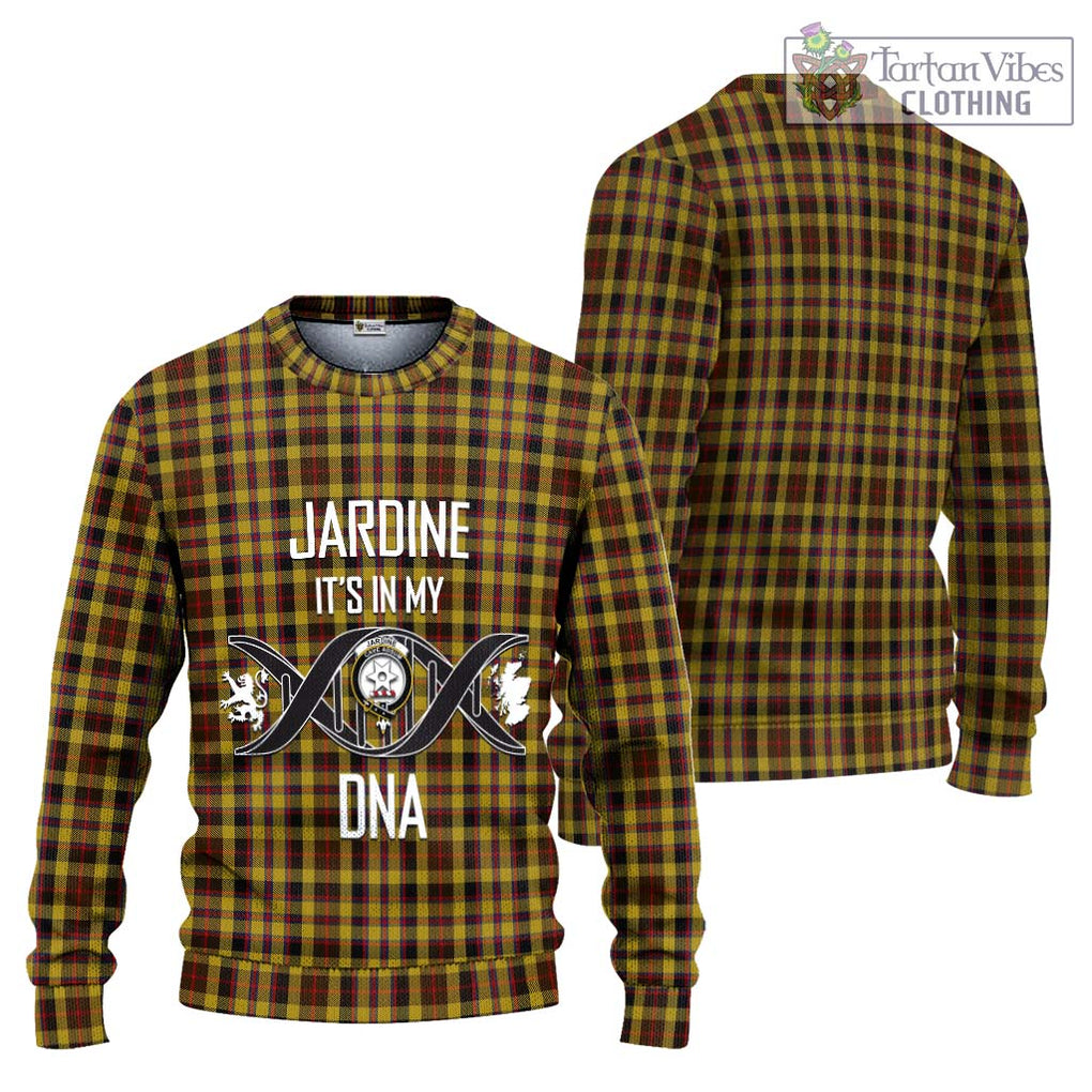 Jardine Tartan Ugly Sweater with Family Crest DNA In Me Style Unisex - Tartan Vibes Clothing